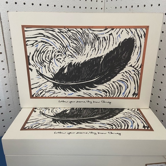 Large Box Sign Follow Your Dreams 15''x10.5'' - Picture 2 of 4